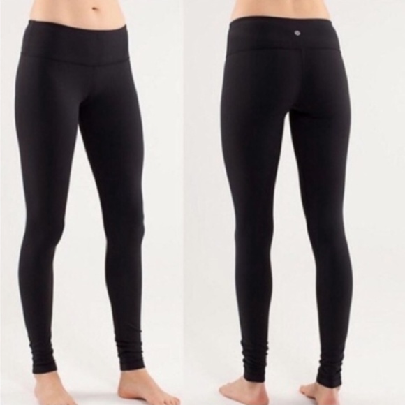 lululemon athletica Pants - Lululemon Luon Wunder Under Leggings Black Size 4